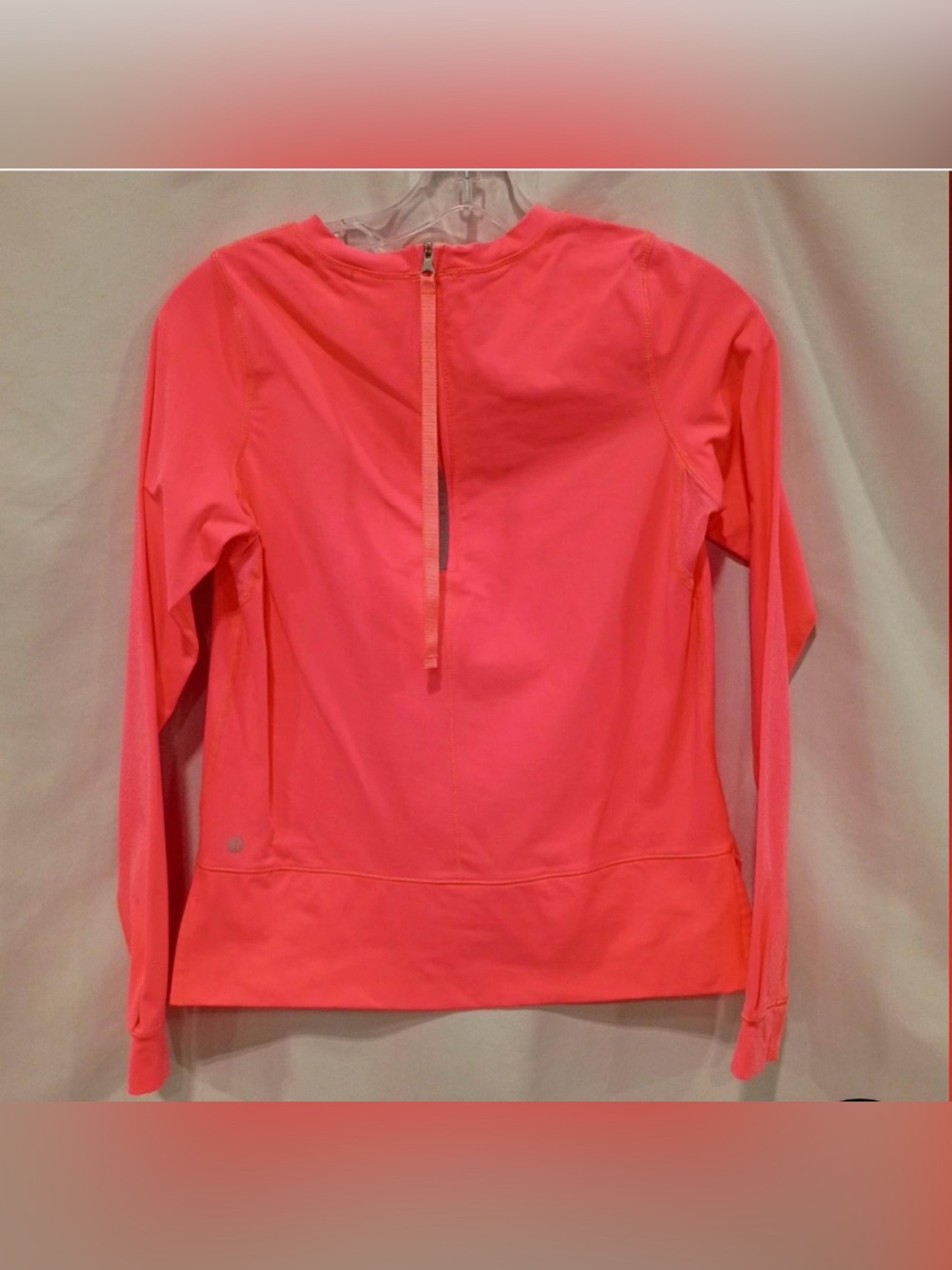 Lululemon Coral Pink Long Sleeve Quarter Zip Pullover Jacket✨
